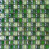CERAMSTIC HARD CANDY GREEN MOZAIKA SZKLANA 30X30 (MS-02) 