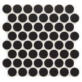 REALONDA CIRCLE BLACK GRES 30.9X30.9 