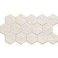 REALONDA MUSE WHITE HEX GRES 26.5X51 