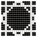 terakota BLACK&WHITE PURE B&W RADIANT 15 MOZAIKA KAMIENNA 30.5X30.5 
